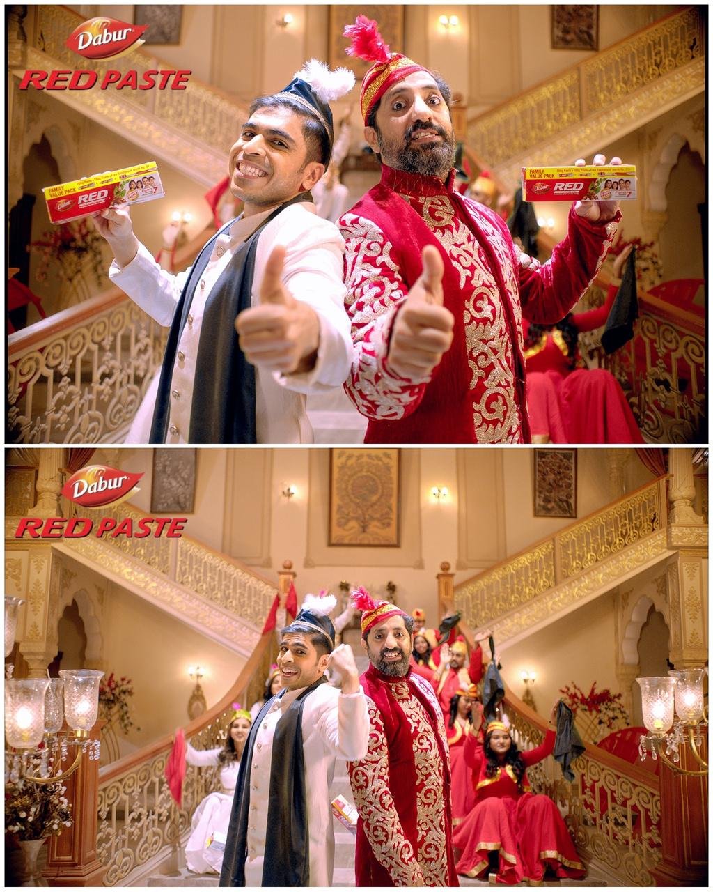 Dabur Red Paste celebrity ad campaign still