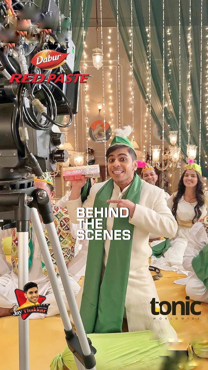 Behind the scenes of the Dabur Red Paste shoot