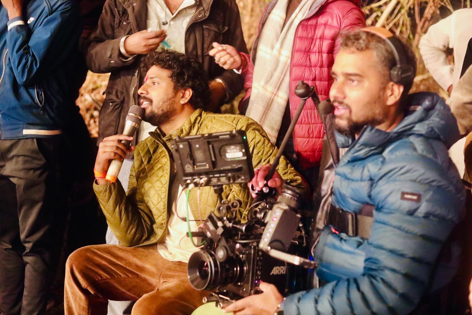 Night shoot — ViSh Dhun crew on location